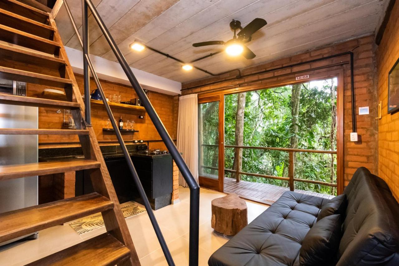 Apartment Lotus Loft 02: Refuge In The Middle Of Nature At Felix' Beach, 100Mbps Internet + Smart Tv, Full Kitchen And Barbecue Just 500 Meters From The Beach Ubatuba